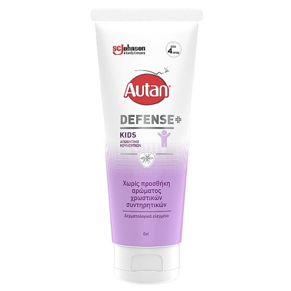 Autan | Defense Kids Gel Απωθητικό Τζελ Κουνουπιών για Παιδιά |100ml