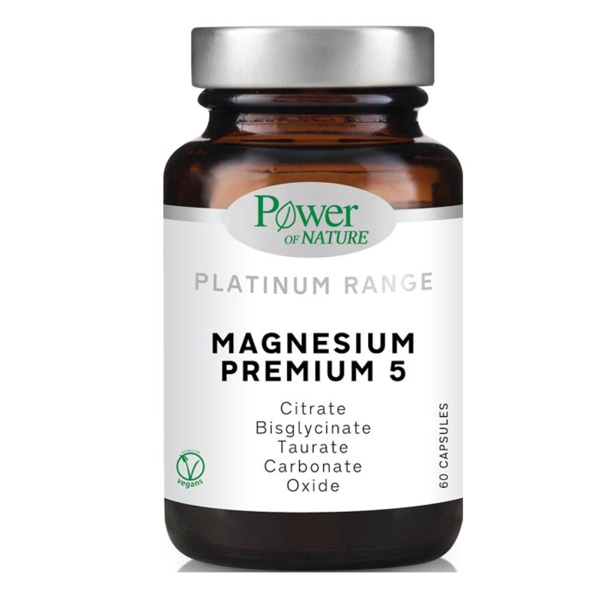 Power Health | Platinum Range Magnesium Premium 5 | 60caps