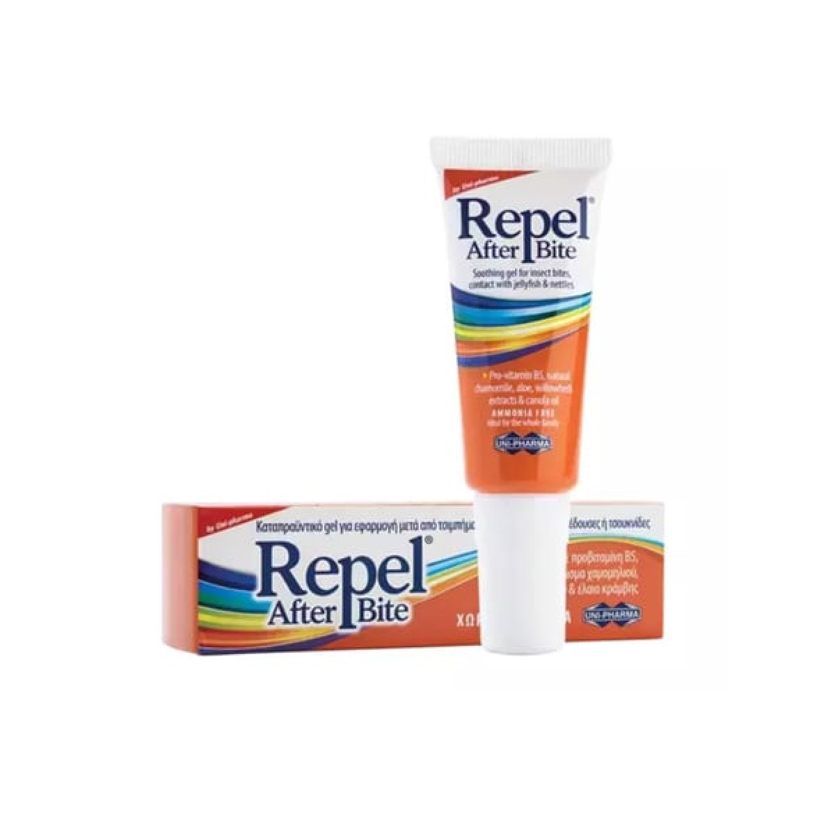 Uni-Pharma | Repel After Bite Gel για Μετά το Τσίμπημα σε Σωληνάριο Κατάλληλο για Παιδιά | 20ml