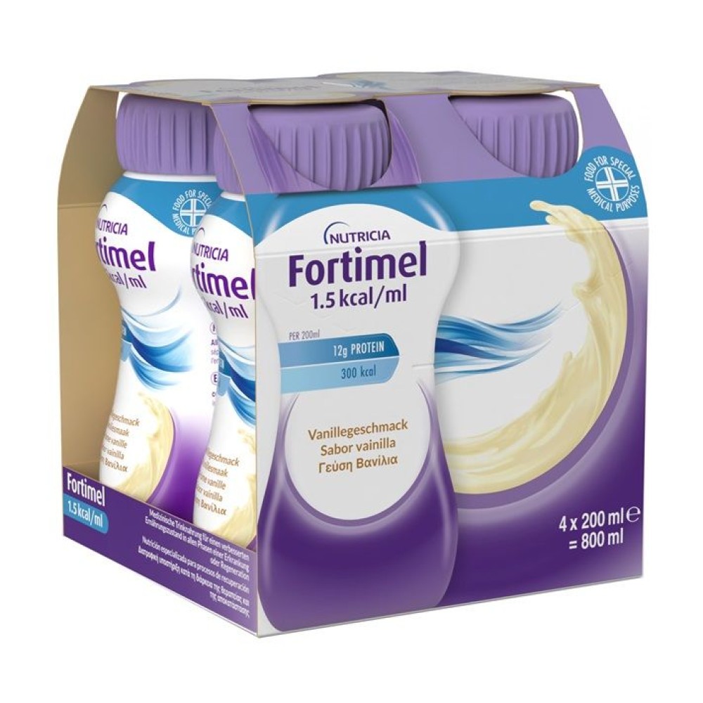 Nutricia | Fortimel Extra Βανίλια | 4x200ml