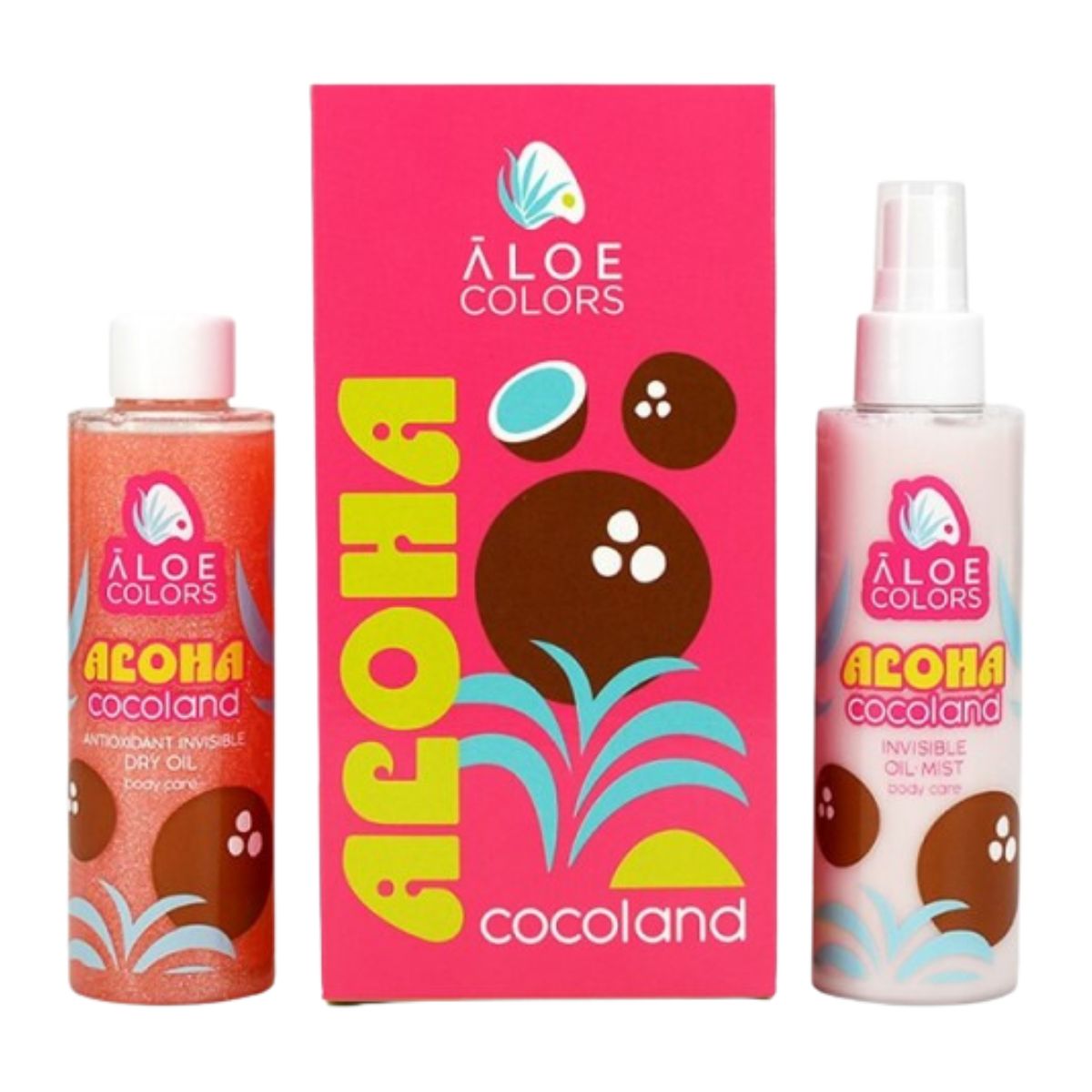 Aloe+Colors | Aloha Cocoland Invisible Oil Mist 150ml και Antioxidant Invisible Dry Oil | 150ml