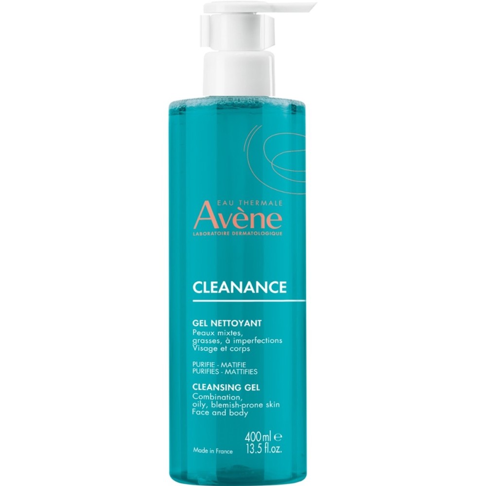 Avene | Cleanance Gel Nettoyant για τον Καθαρισμό του Λιπαρού Δέρματος | 400ml