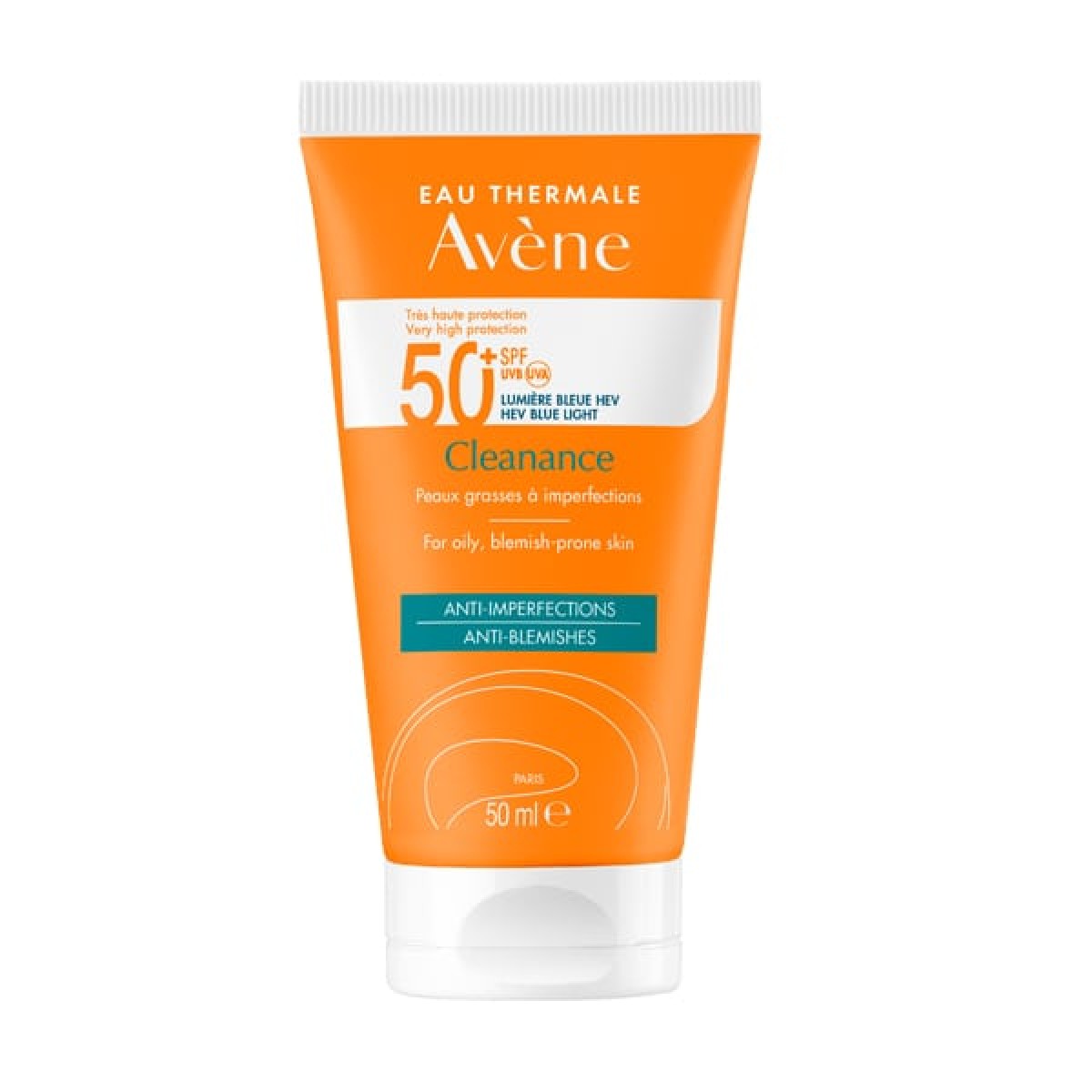 Avene | Cleanance Solaire SPF50+ Αντηλιακό Προσώπου για Δέρμα με Τάση προς Ακμή | 50ml