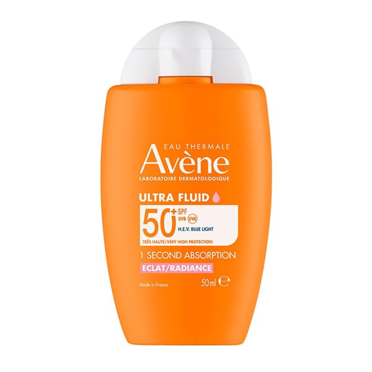 Avene | Ultra Fluid Eclat/Radiance Αντιηλιακό Προσώπου Λάμψης Κατά των Ρύπων SPF50+ | 50ml