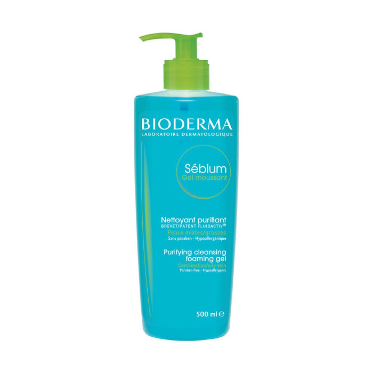 Bioderma | Sébium Gel Moussant | Αφρίζον Gel Καθαρισμού  για Μικτή-Λιπαρή Επιδερμίδα με 40% Δωρεάν Προϊόν| 500ml