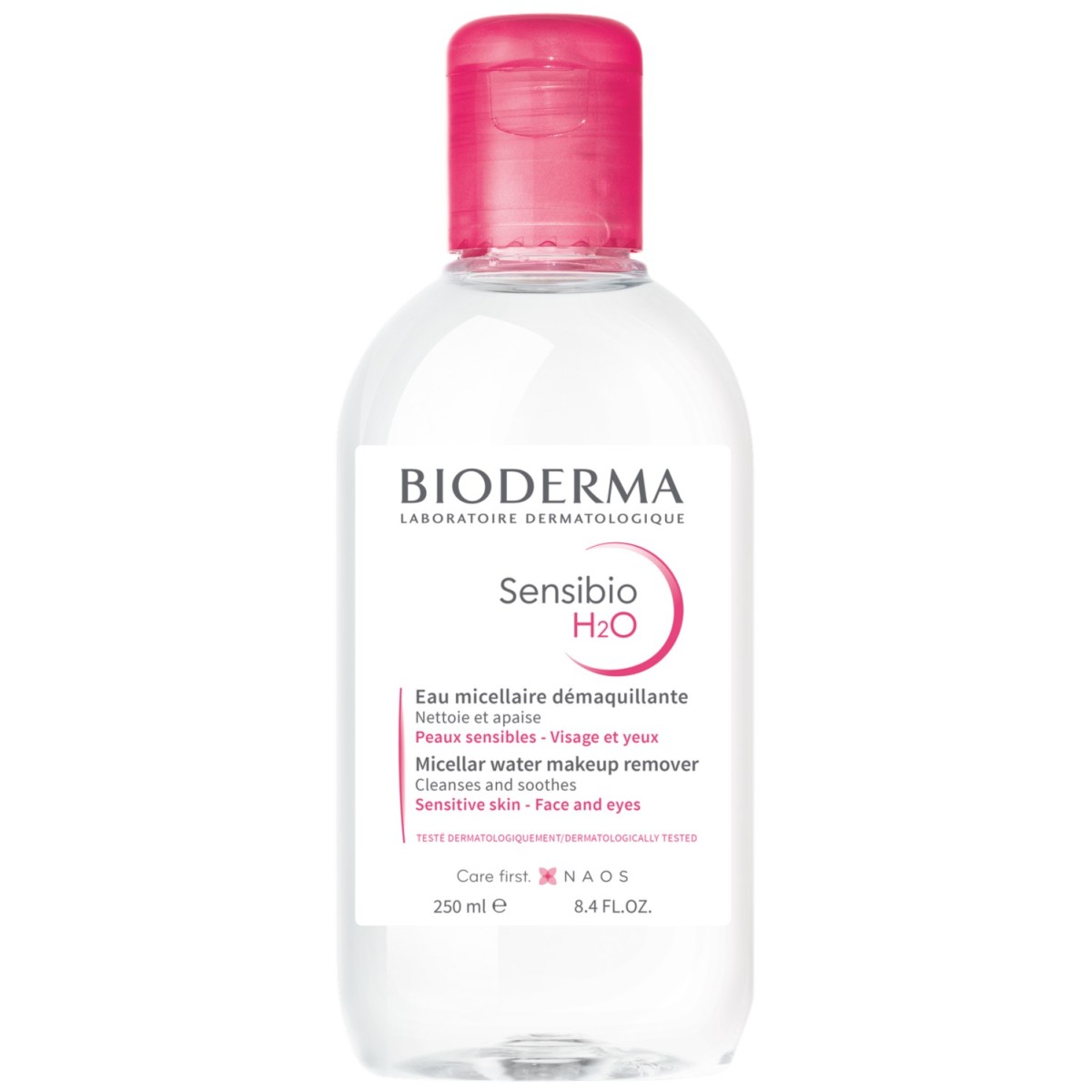 Bioderma | Sensibio H2O | Ήπιο Διάλυμα Καθαρισμού για το Πρόσωπο και τα Μάτια για το Ευαίσθητο Δέρμα| 250ml