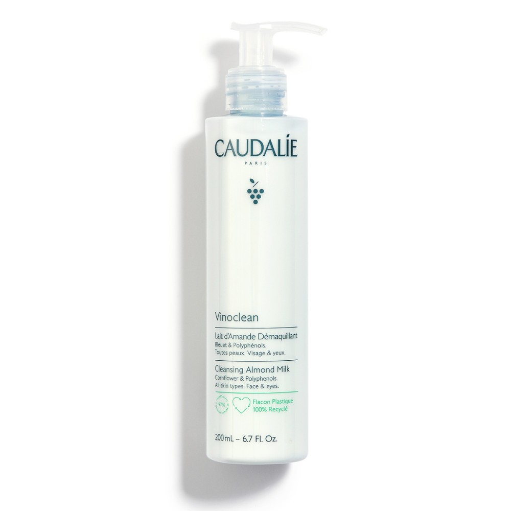 Caudalie | Vinoclean Cleansing Almond Milk Γαλάκτωμα Καθαρισμού & Ντεμακιγιάζ Προσώπου | 200ml