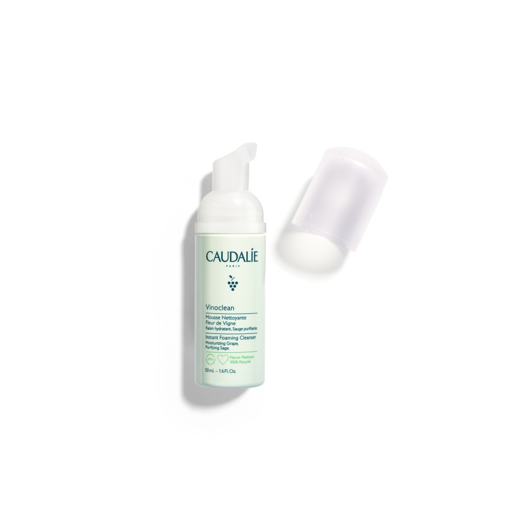 Caudalie | Vinoclean Instant Foaming Cleanser Απαλός Αφρός Καθαρισμού Προσώπου | 50ml