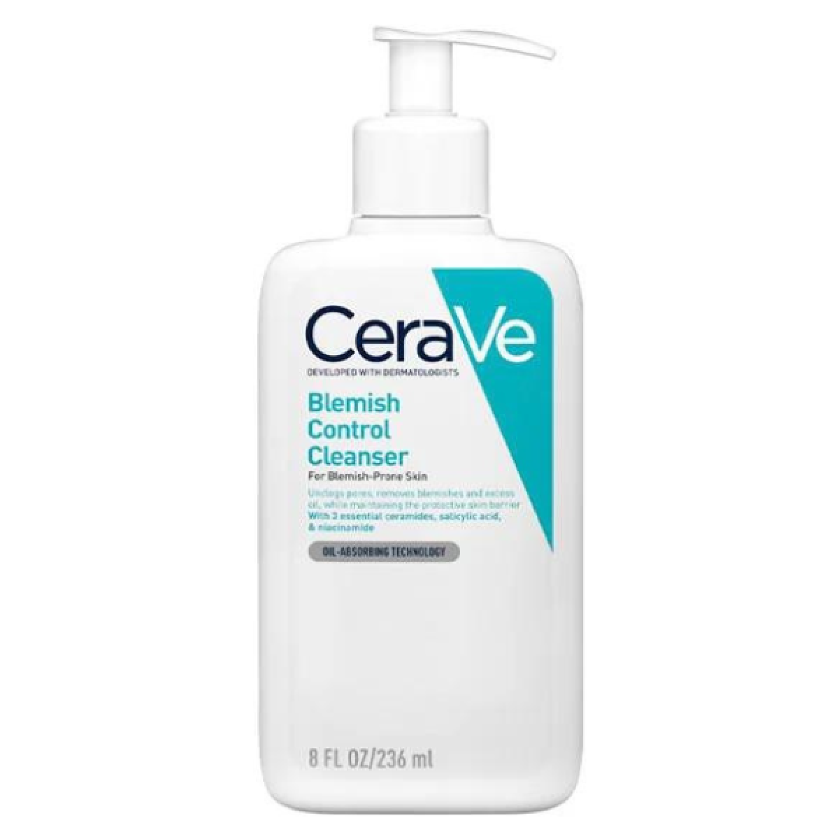 CeraVe | Blemish Control Face Cleanser Τζελ Καθαρισμού Προσώπου για Επιδερμίδες με Ατέλειες | 236ml