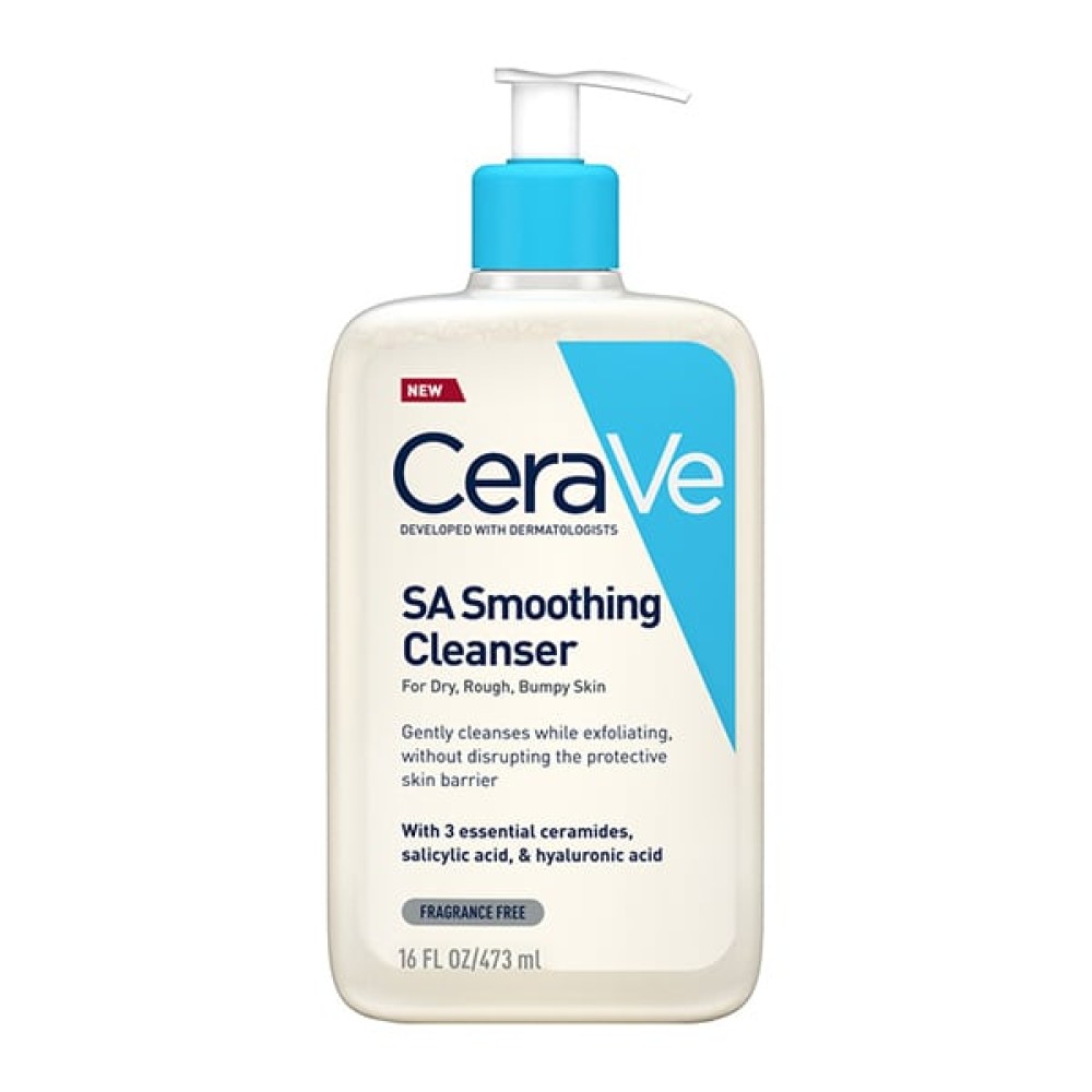  Cerave | SA Smoothing Cleanser Τζελ Καθαρισμού & Απολέπισης της Ξηρής Επιδερμίδας | 473ml 