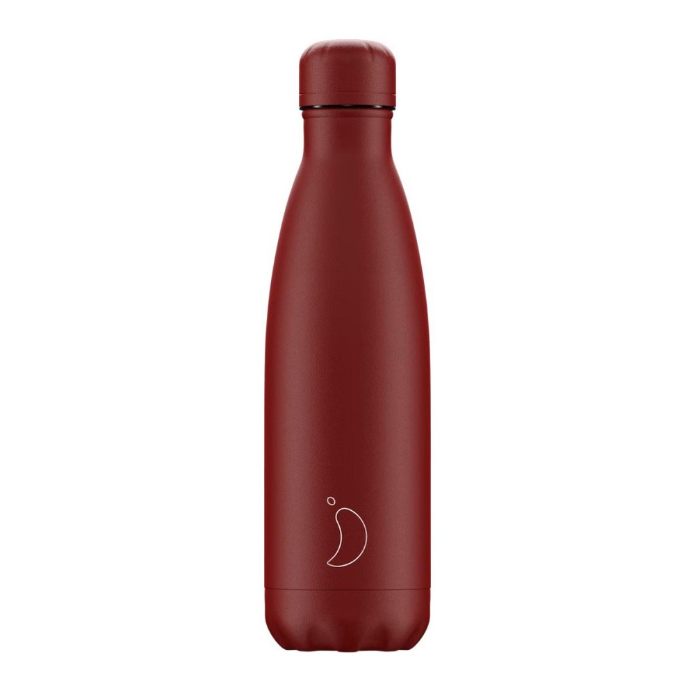 Chilly's Monochrome | Μπουκάλι Θερμός All Matte Red | 500ml