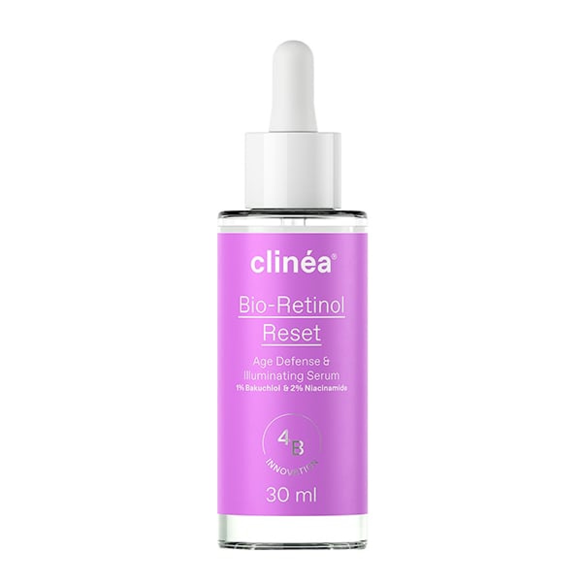 Clinea | Bio-Retinol Reset | Αντιγηραντικός Ορός Προσώπου με Ρετινόλη για Λάμψη | 30ml