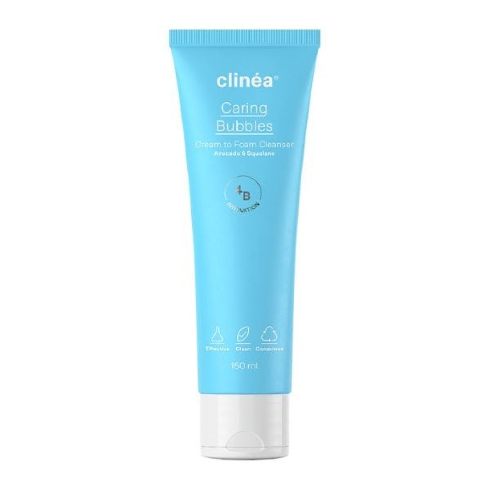 Clinéa | Caring Bubbles Κρεμώδης Αφρός Καθαρισμού Προσώπου | 150ml