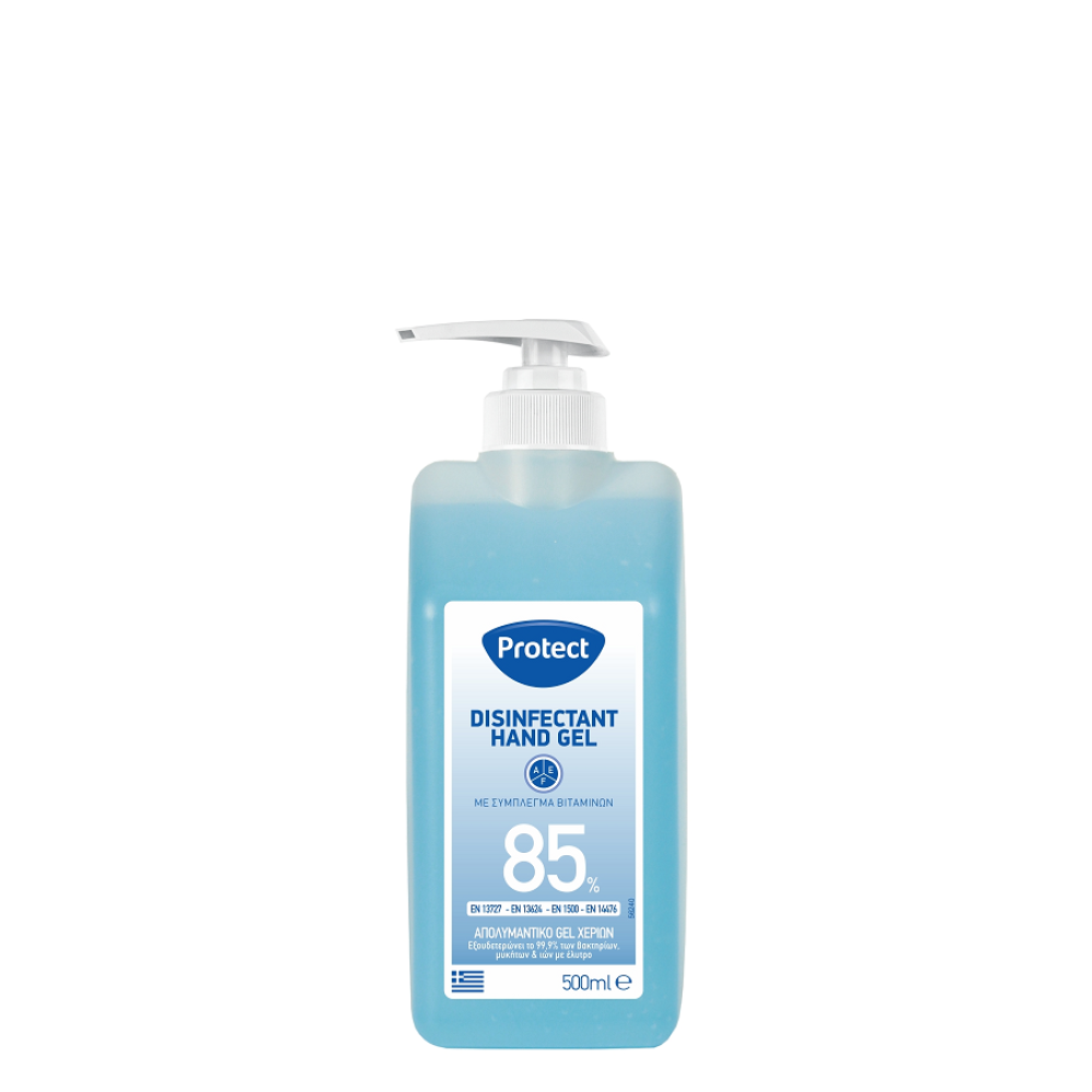 Protect Gel | 85% | Αντισηπτικό Καθαρισμού Χεριών |500ml