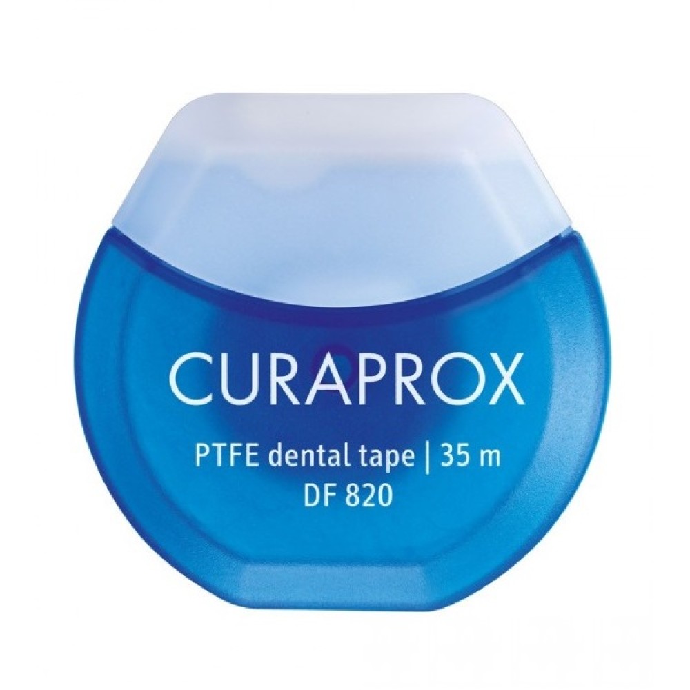 Curaprox | DF 820 PTFE Dental Tape | Μεσοδόντια Οδοντική Ταινία | 35m