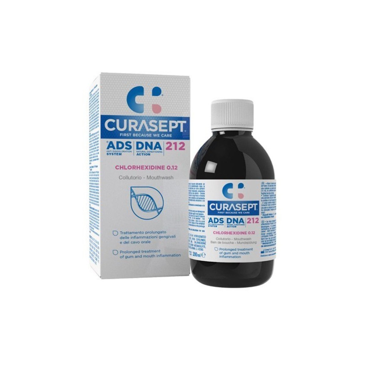 Curasept | ADS DNA 212 Στοματικό Διάλυμα 0,12% CHX | 200ml