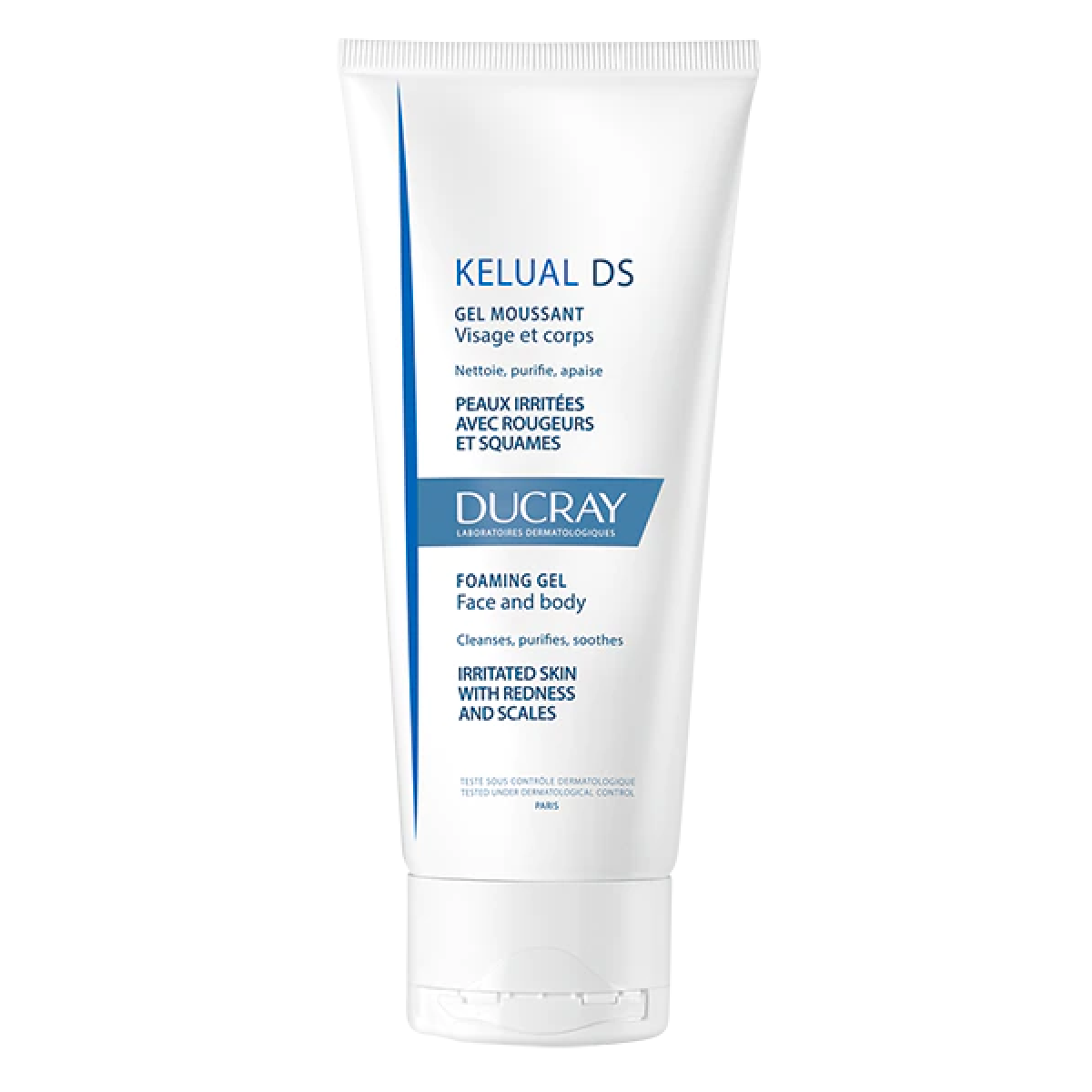 Ducray | Kelual DS Gel Moussant | Καθαριστικό Τζελ για Ευαίσθητα Δέρματα |200ml