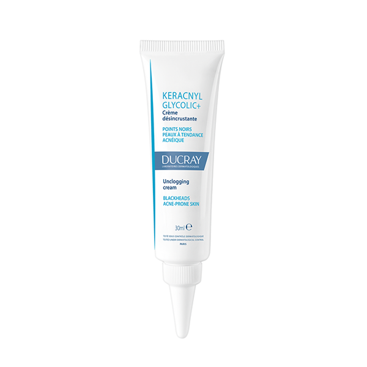 Ducray | Keracnyl Glycolic+ Unclogging Cream| 30ml