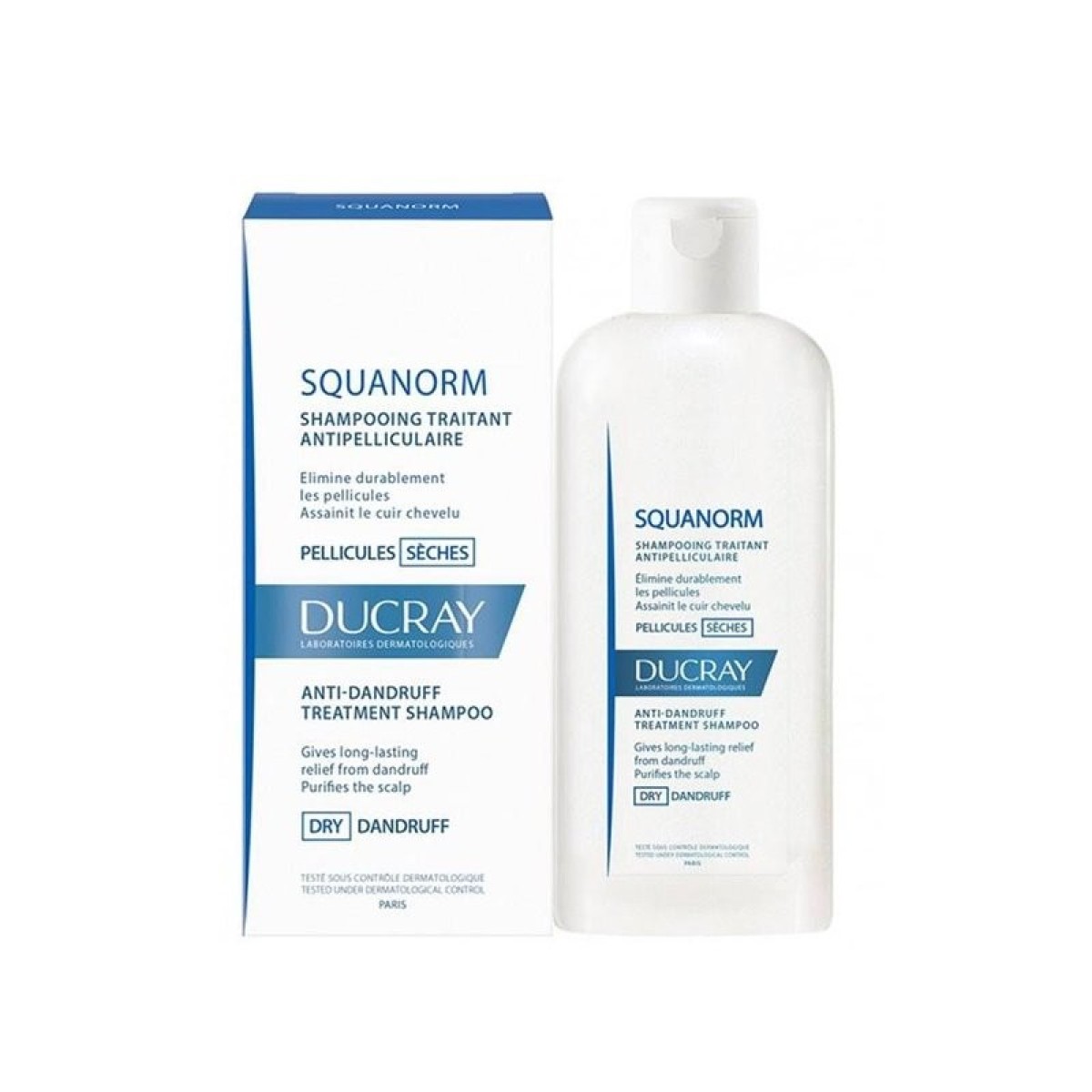 Ducray | Squanorm Shampooing Pellicules Sèches |Σαμπουάν για Ξηρή Πιτυρίδα | 200ml