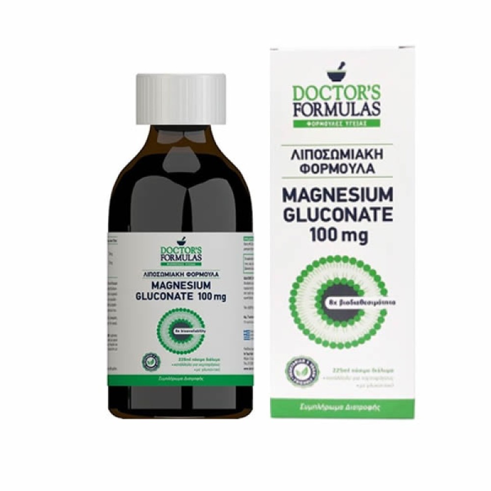 Doctor's Formulas | Λιποσωμιακή Φόρμουλα Magnesium Gluconate 100mg  | 225ml