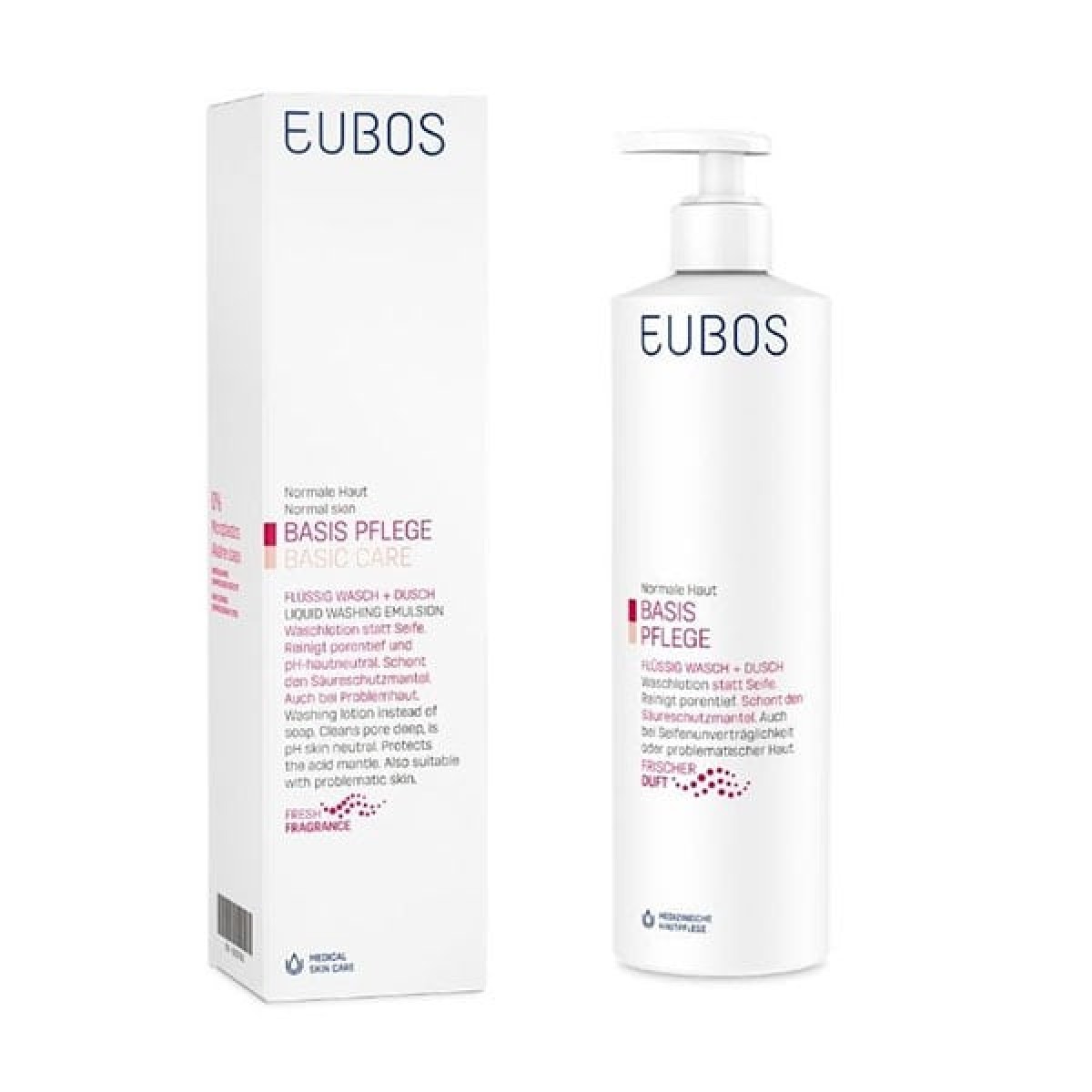 Eubos | Liquid Washing Emulsion  Red |Yγρό Καθαρισμού Προσώπου-Σώματος με \'Αρωμα | 400ml