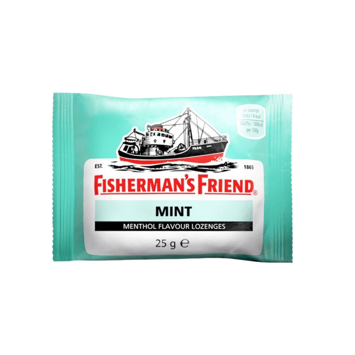 Fisherman's Friend | Mint Καραμέλες για Δροσερή Αναπνοή με Γεύση Μέντας | 25g