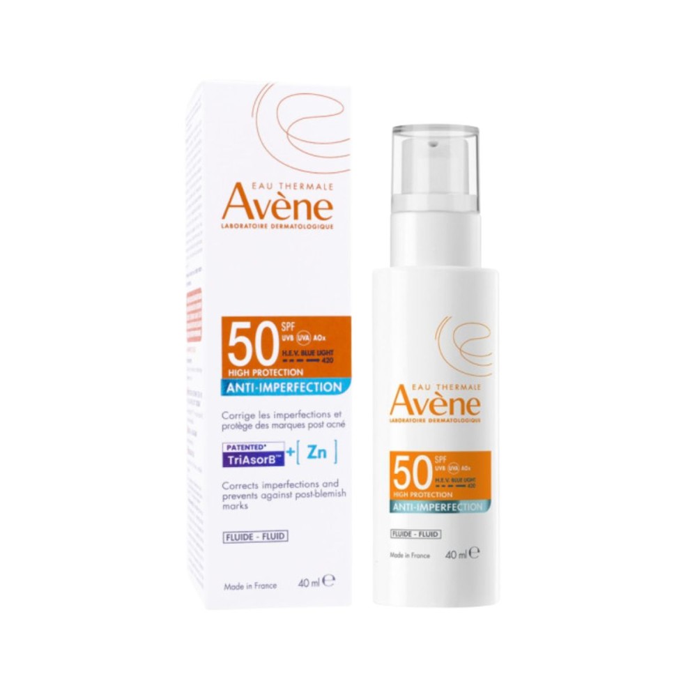 Avene | Anti Imperfection Αντηλιακή Λοσιόν Προσώπου SPF50 Κατά Των Ατελειών | 40ml