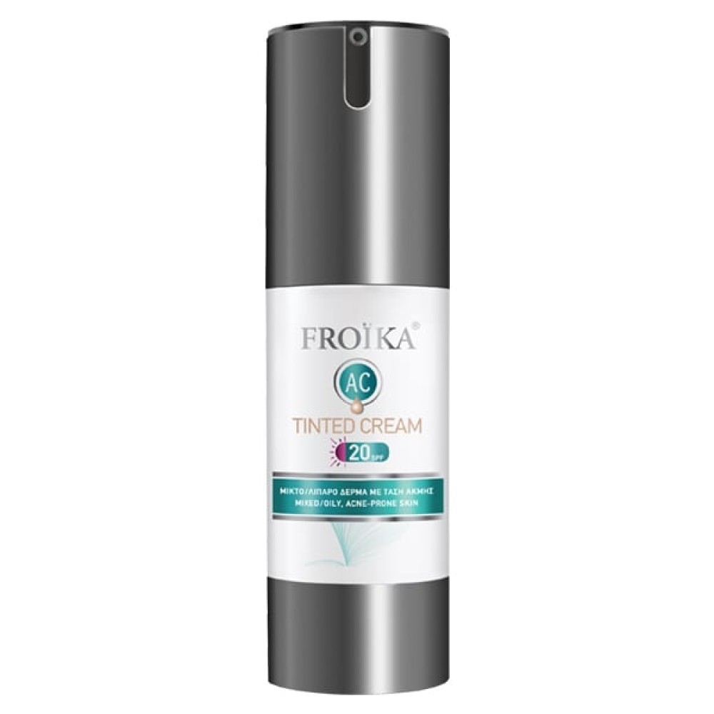 Froika | AC Tinted Cream | Κρέμα Προσώπου με Χρώμα για Κάλυψη των Ατελειών | 30ml