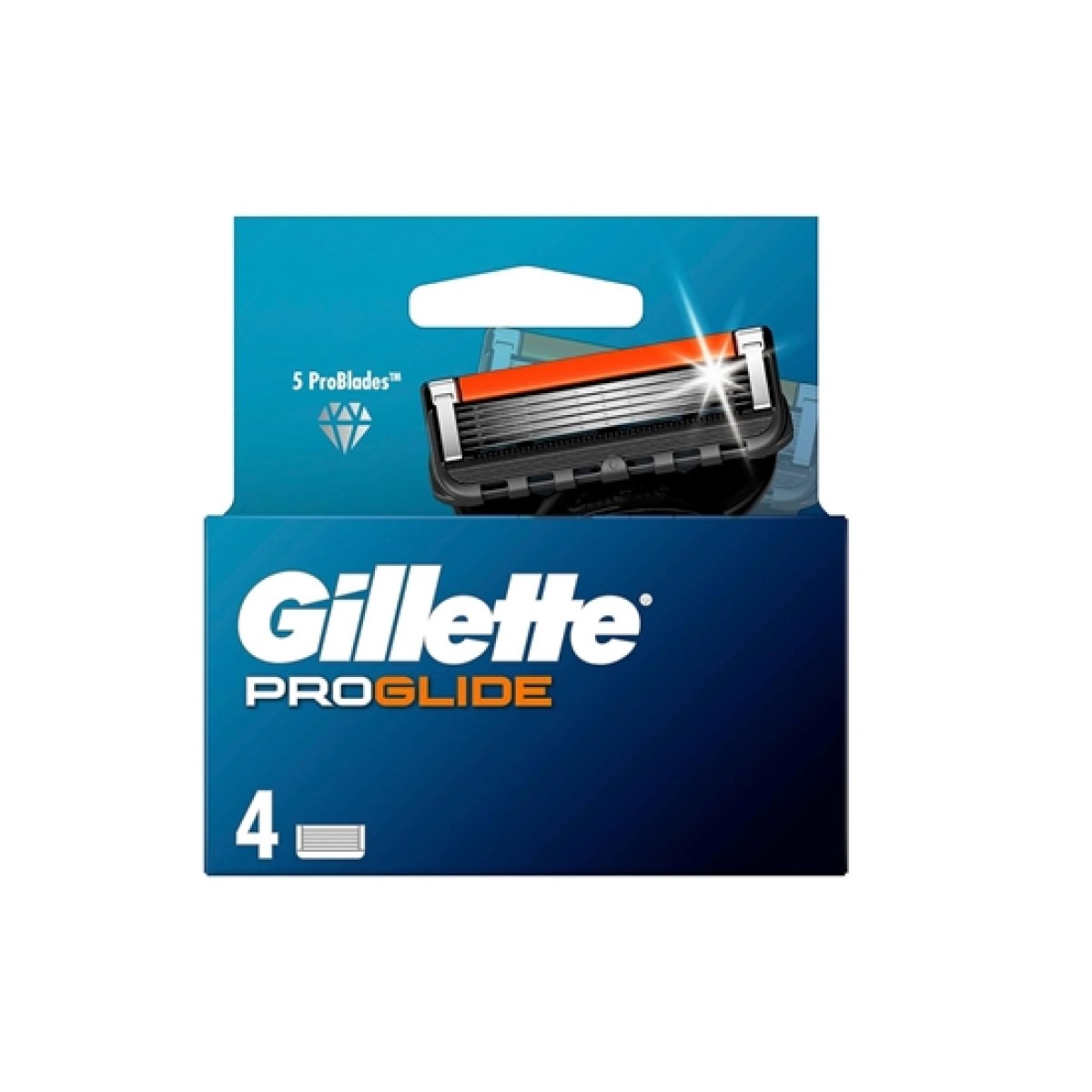 Gillette | Proglide Ανταλλακτικές Κεφαλές Ξυριστικής Μηχανής 5 Λεπίδων | 4τμχ