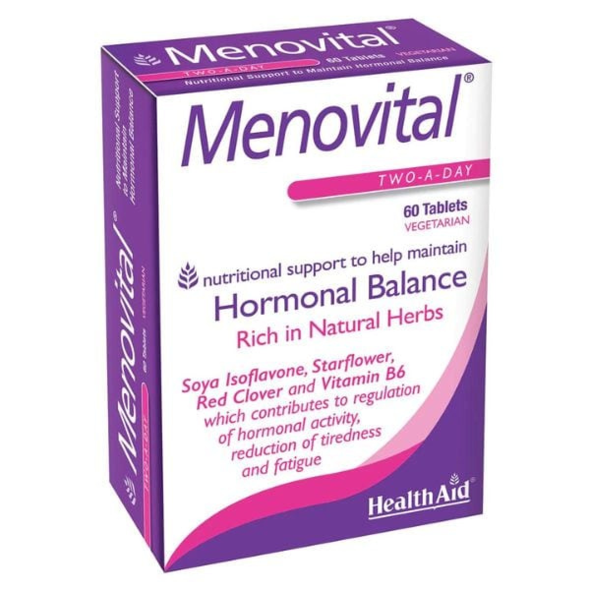 Health Aid | Menovital Hormonal Balance | Συμπλήρωμα για την Εμμηνόπαυση | 60Tabs