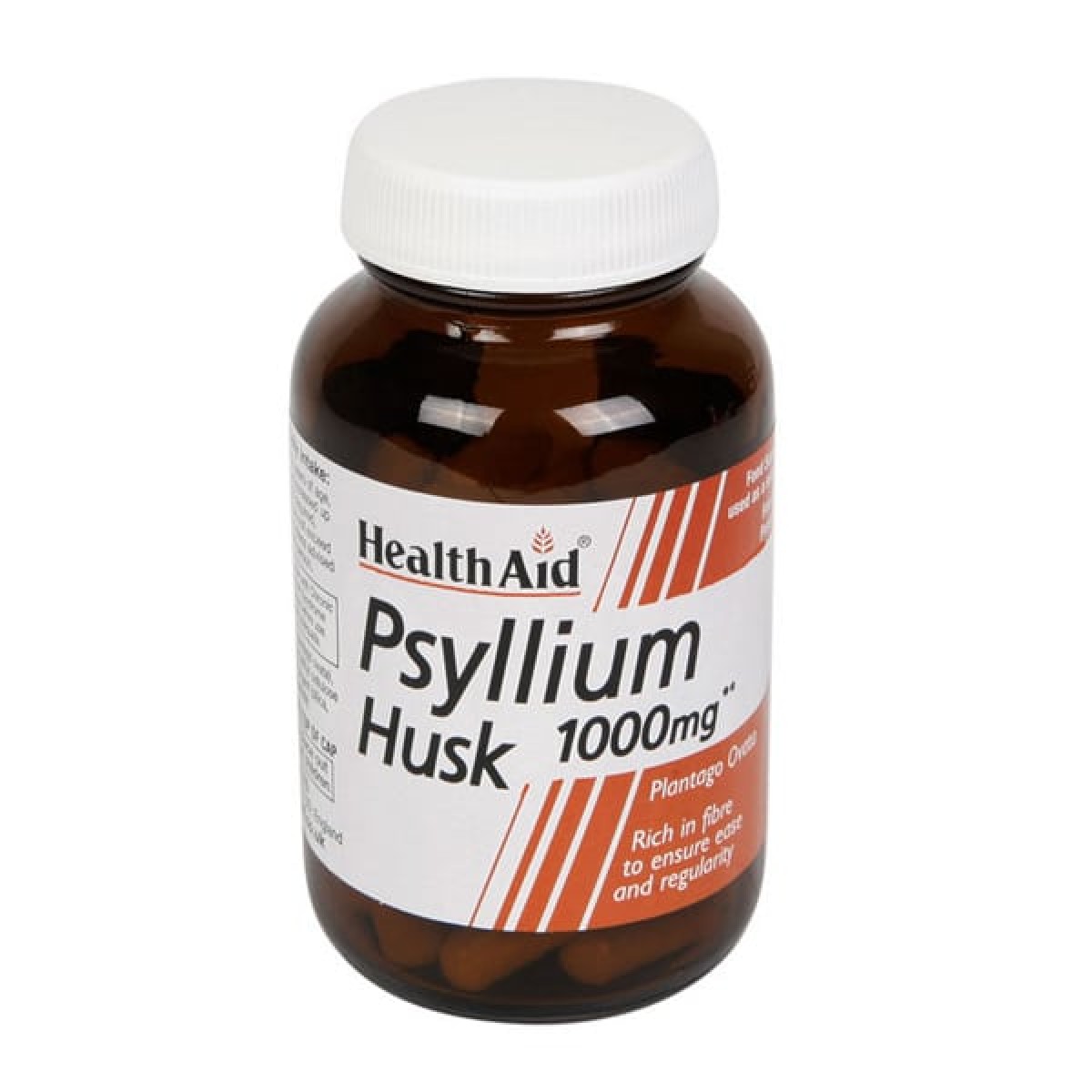 Health Aid | Psyllium Husk Φυτικές Υδατοδιαλυτές Ίνες 1000mg | 60Caps