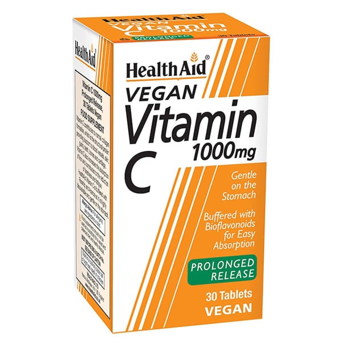 Health Aid | Vitamin C 1000mg Prolonged Release | Βιταμίνη C Βραδείας Αποδέσμευσης Για Εύκολη Απορρόφηση | 30 ταμπλέτες