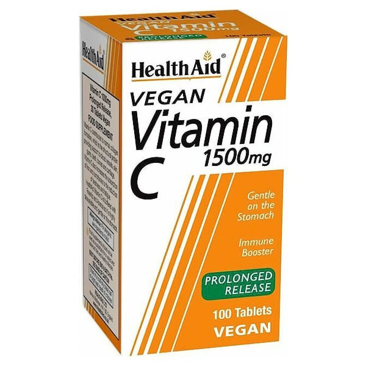 Health Aid | Prolonged Release Vitamin C 1500mg | Συμπλήρωμα Διατροφής Βιταμίνης C | 100tabs