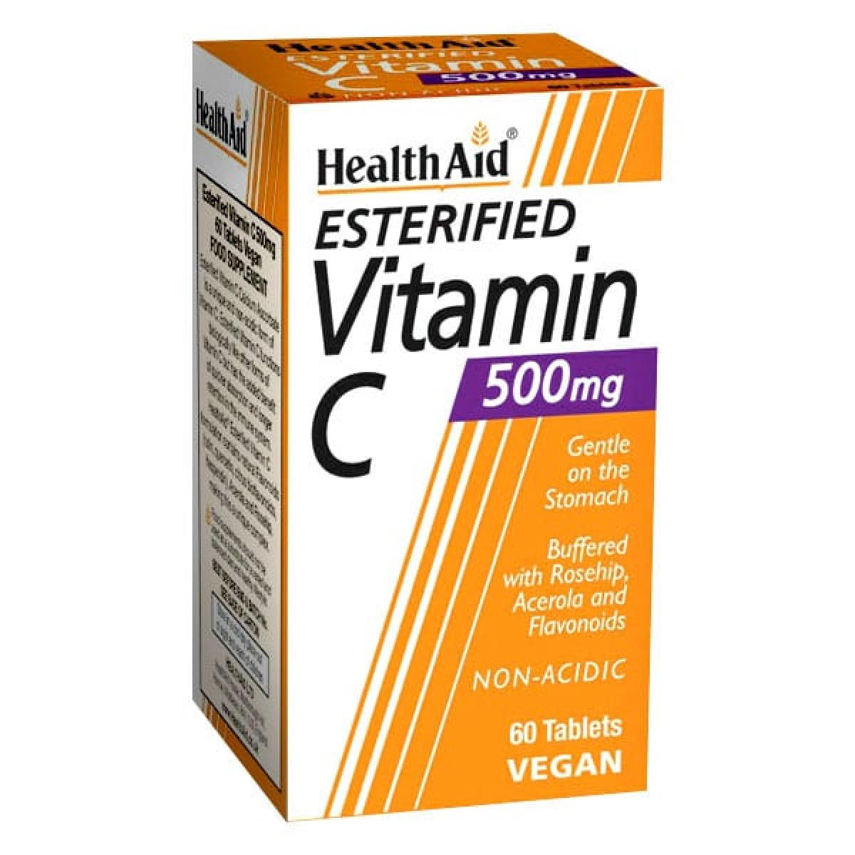 Health Aid | Esterified Vitamin C 500mg | Συμπλήρωμα Διατροφής Με Εστέρα Βιταμίνης C | 60 Ταμπλέτες