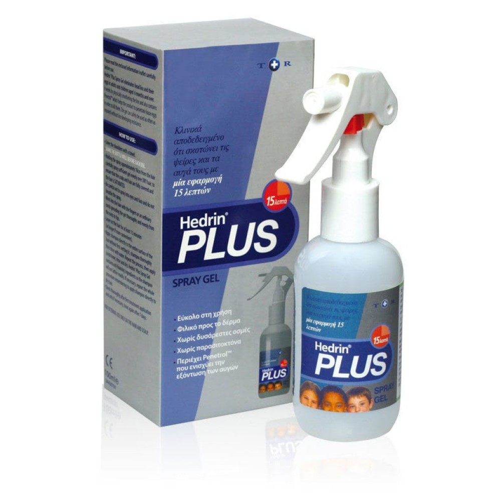 Hedrin | Plus Spray Gel Αντιφθειρικό Τζελ | 100ml