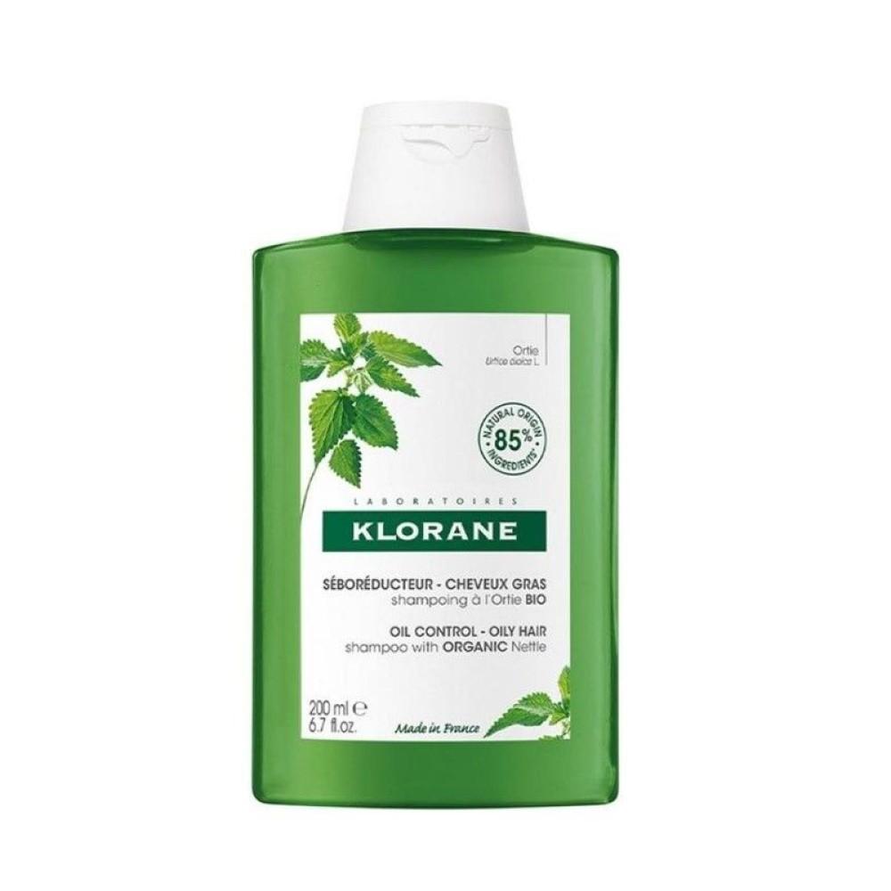 Klorane | Oil Control Shampoo with Nettle Σαμπουάν Κατά της Λιπαρότητας με Εκχύλισμα Τσουκνίδας | 200ml