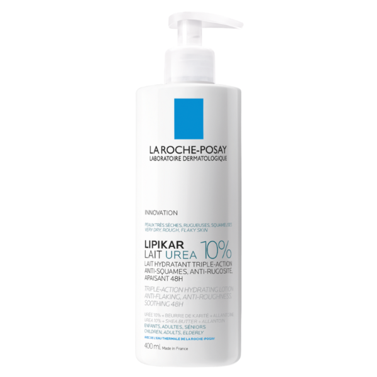 La Roche Posay | Lipikar Urea 10% | Ενυδατική Lotion Σώματος με Ουρία για Ξηρές Επιδερμίδες | 400ml