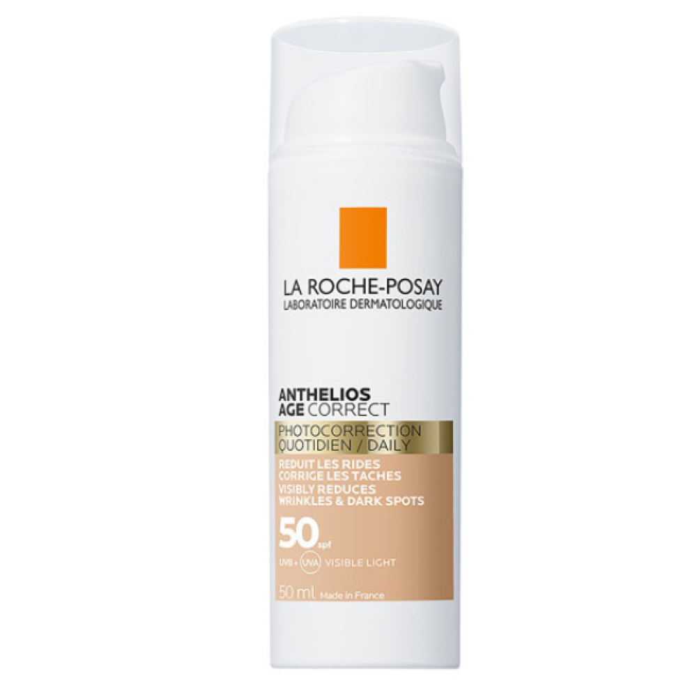 La Roche Posay | Anthelios Age Correct CC Cream Αντιγηραντική Αντηλιακή Κρέμα Προσώπου Με Χρώμα SPF50 | 50ml