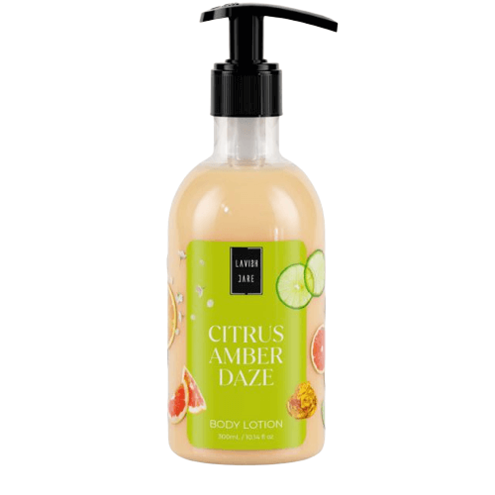 Lavish Care | Body Lotion Citrus Amber Daze | Ενυδατική Κρέμα Σώματος Με Άρωμα Κίτρο | 300ml