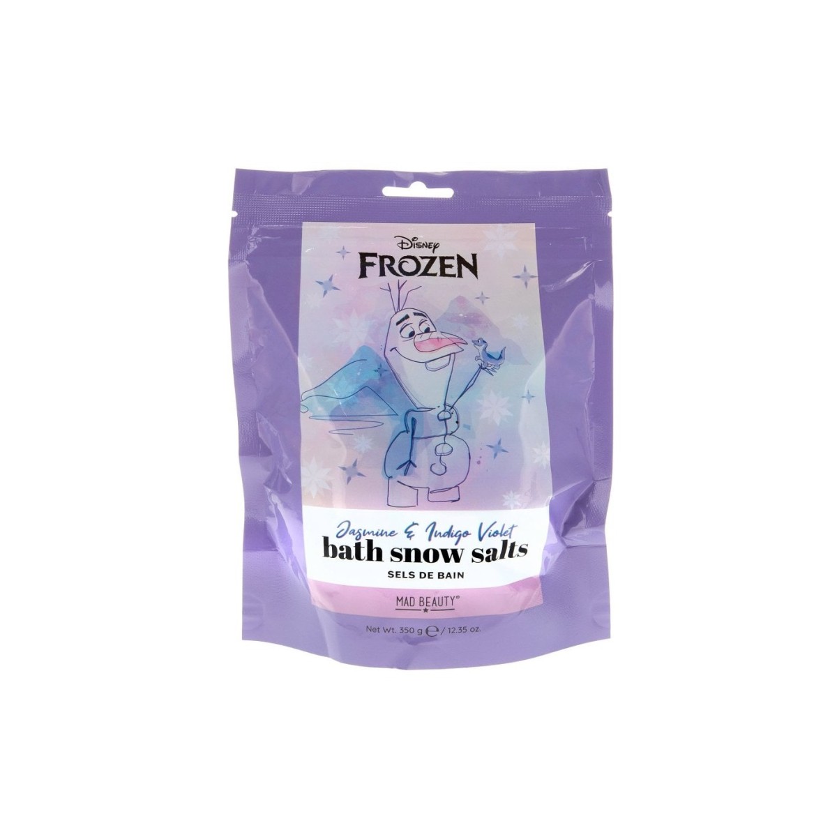 Mad Beauty | Disney Frozen Bath Snow Salts | Άλατα Μπάνιου με Άρωμα Γιασεμί και Βιολέτα | 350g