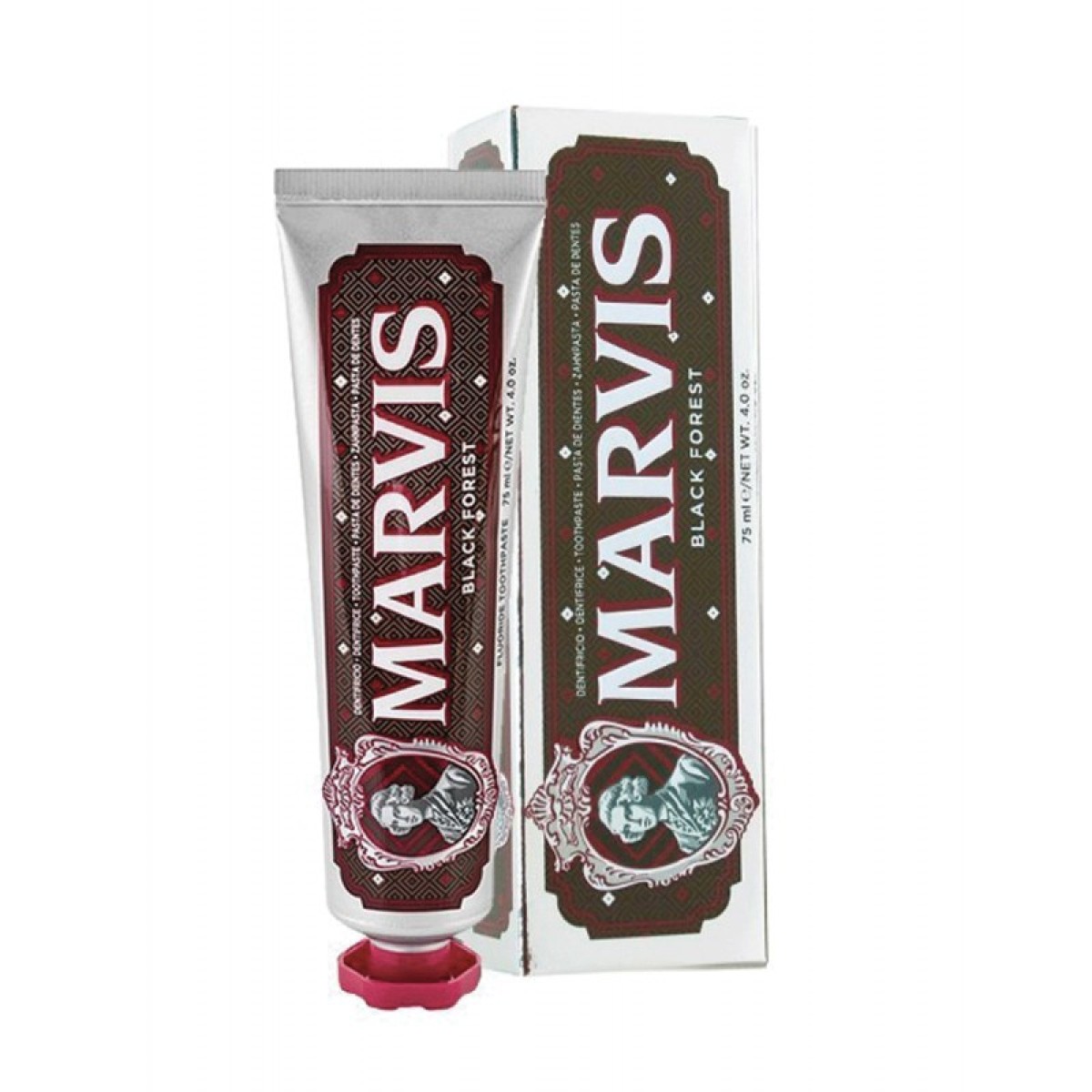 Marvis | Black Forest Mint Toothpaste | Οδοντόκρεμα με Γεύση Μαύρη Σοκολάτα & Κεράσια | 75ml