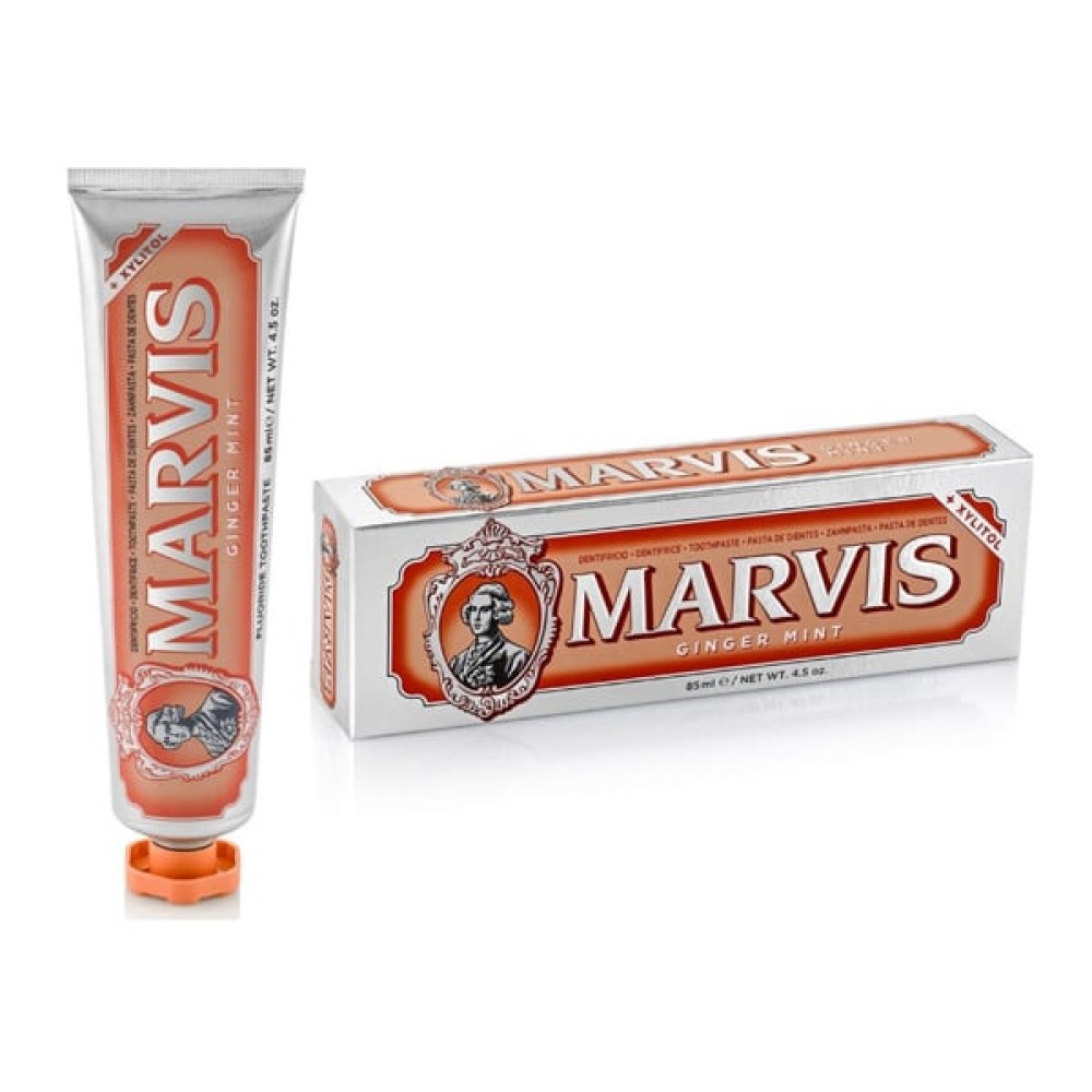 Marvis | Ginger Mint | Οδοντόκρεμα με Τζίντζερ, Μέντα & Ξυλιτόλη | 85ml