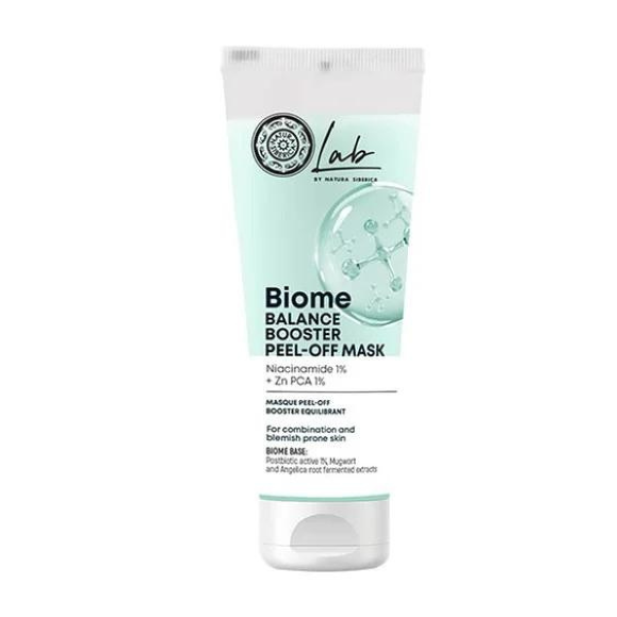 Natura Siberica | Lab Biome Balance Booster Peel Off | Μάσκα Προσώπου Για Μικτό Με Τάση Για Ατέλειες Δέρμα | 75ml