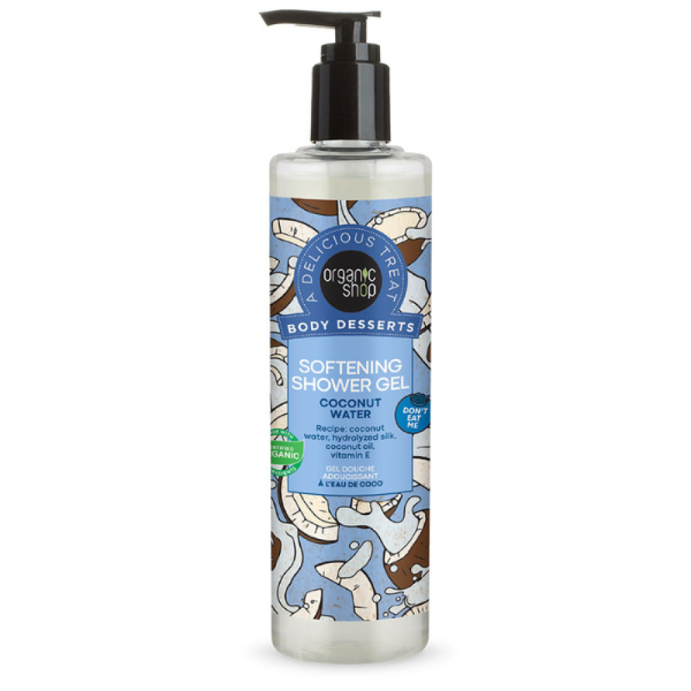 Organic Shop | Body Desserts Softening Coconut Water | Απαλό Αφρόλουτρο| 280ml