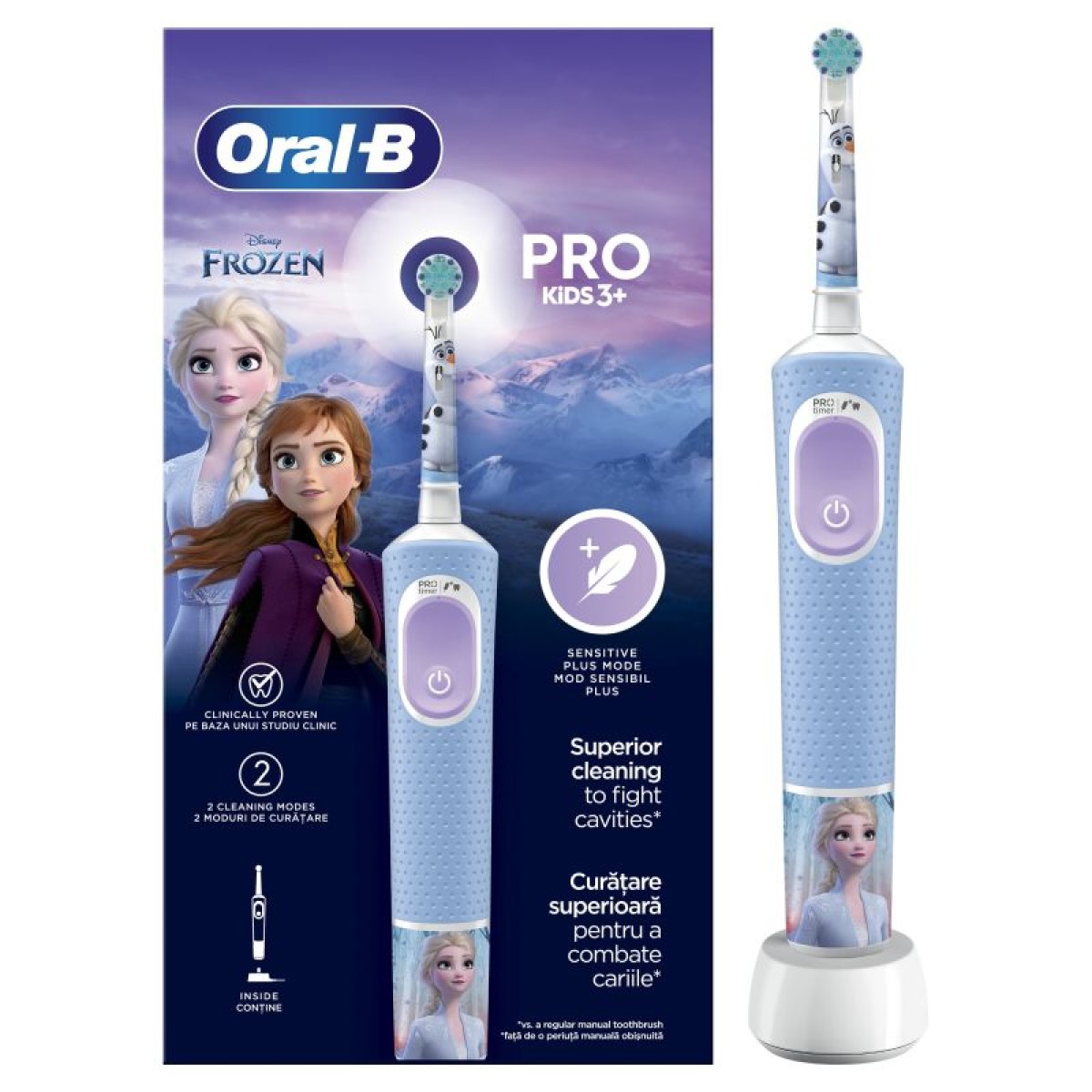 Oral-B | Special Edition Kids Ηλεκτρική Παιδική Οδοντόβουρτσα με Θήκη Ταξιδίου | Frozen II | 1τμχ