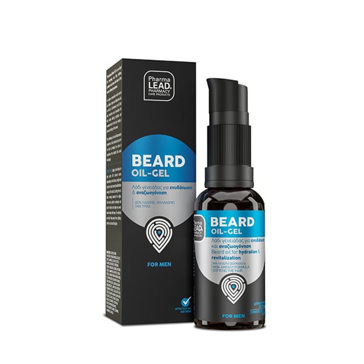 Pharmalead |Beard Oil-Gel for Men Λάδι-Τζελ Γενειάδας |30ml