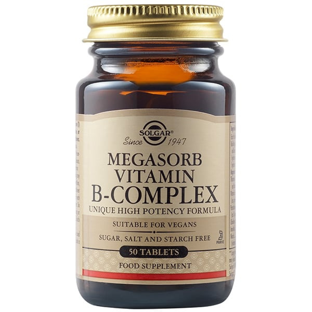 Solgar | Megasorb Vitamin B-Complex | 50tabs