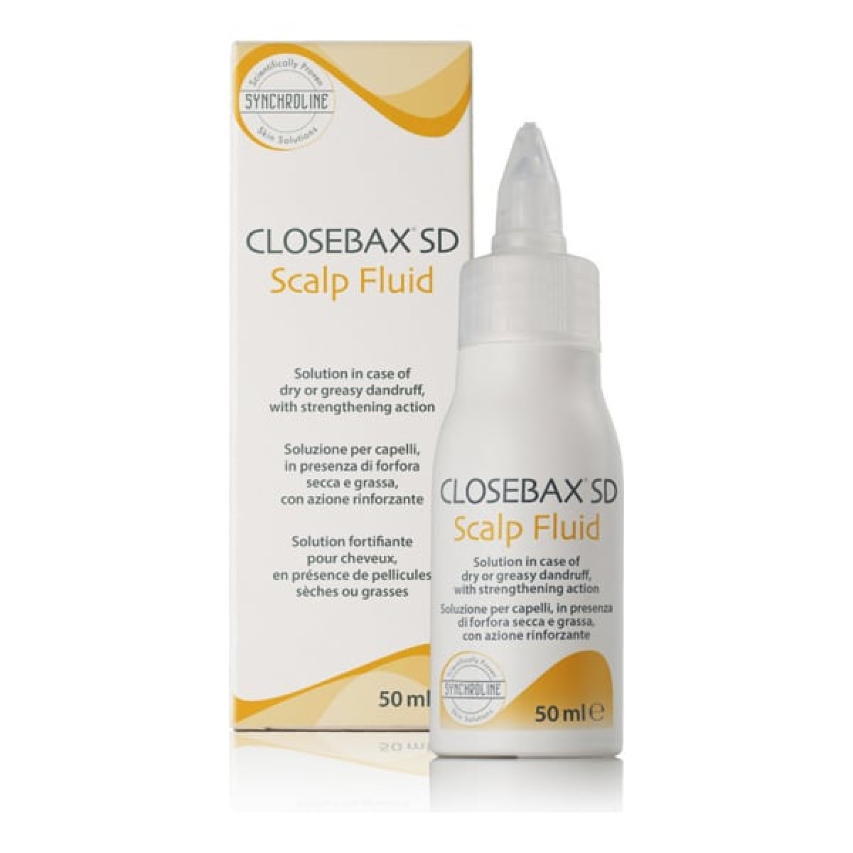 Synchroline | Closebax SD Scalp Fluid Λοσιόν για Ξηρή ή Λιπαρή Πιτυρίδα | 50ml