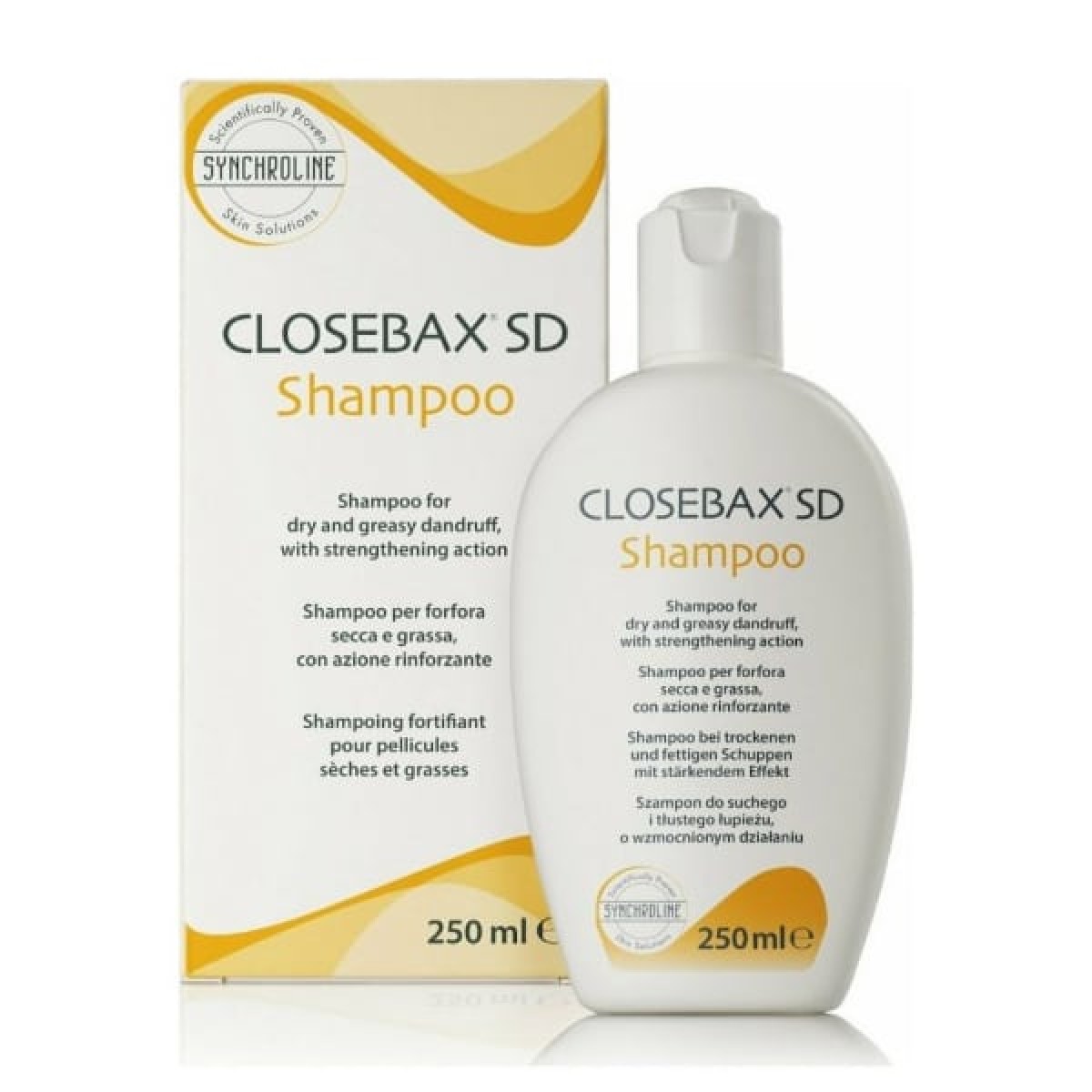 Synchroline | Closebax SD Shampoo Σαμπουάν κατά της Ξηρής & Λιπαρής Πιτυρίδας | 250ml