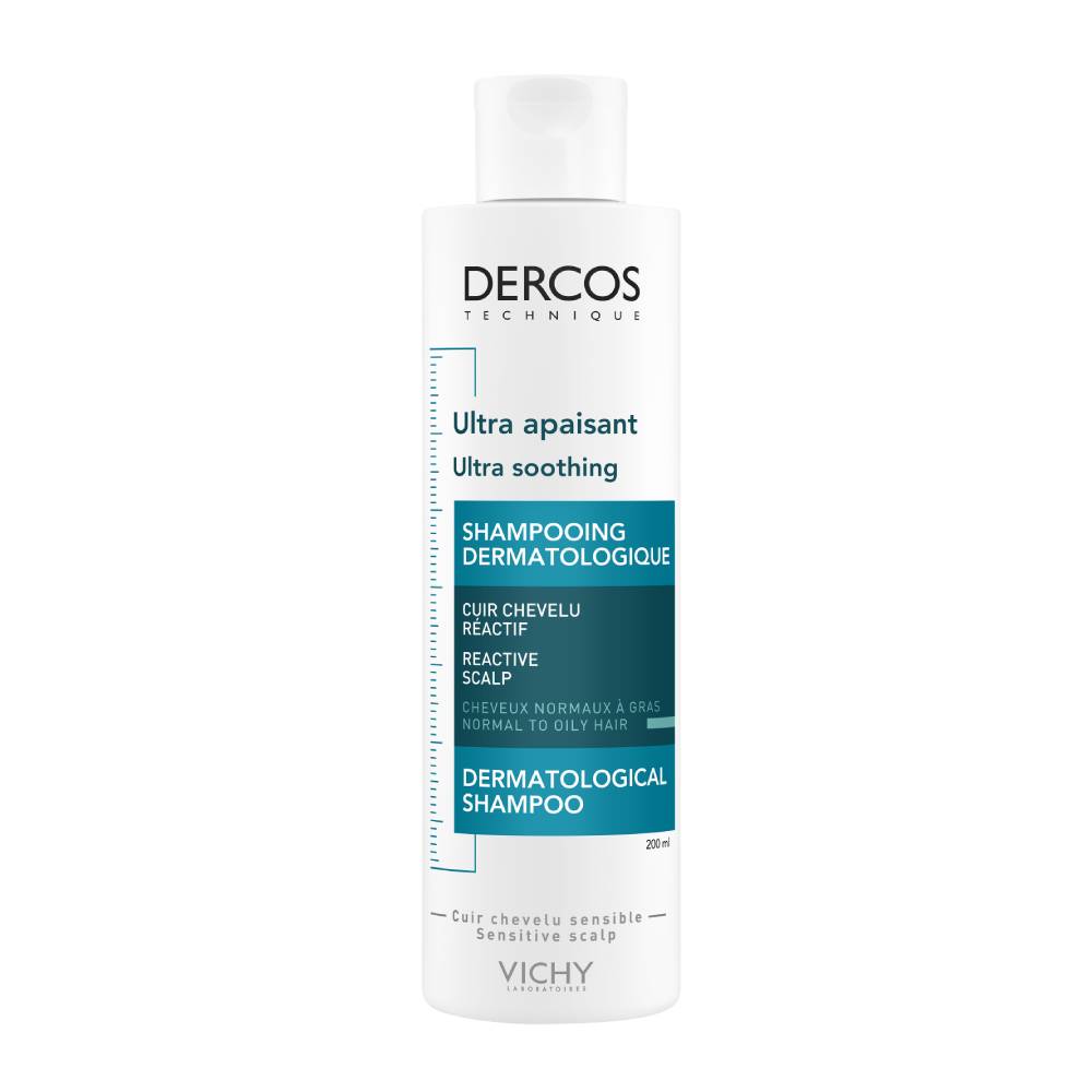 Vichy | Decros Ultra Soothing | Καταπραϋντικό Σαμπουάν για το Ευαίσθητο Τριχωτό για Ξηρά Μαλλιά | 200 ml